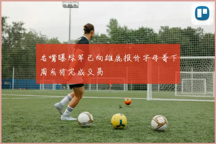 名嘴曝绿军已向雄鹿报价字母哥下周或将完成交易
